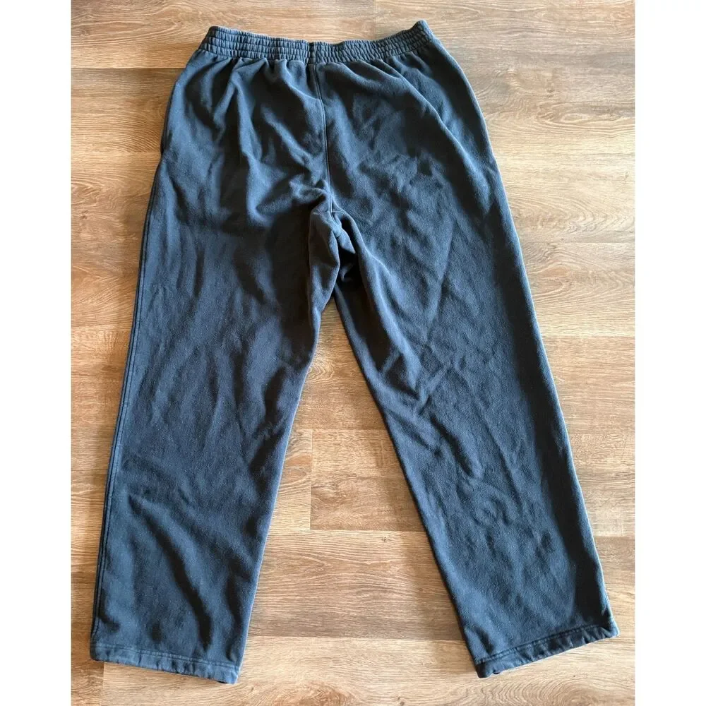 Nike Black Fleece Sweatpants XXL Relaxed Fit Drawstring Joggers